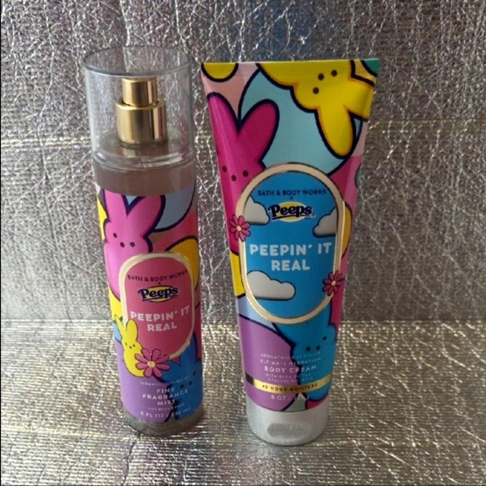 Bath & Body Works Peeps 'Peepin' It Real' Fragrance Mist & Body Cream - Multi